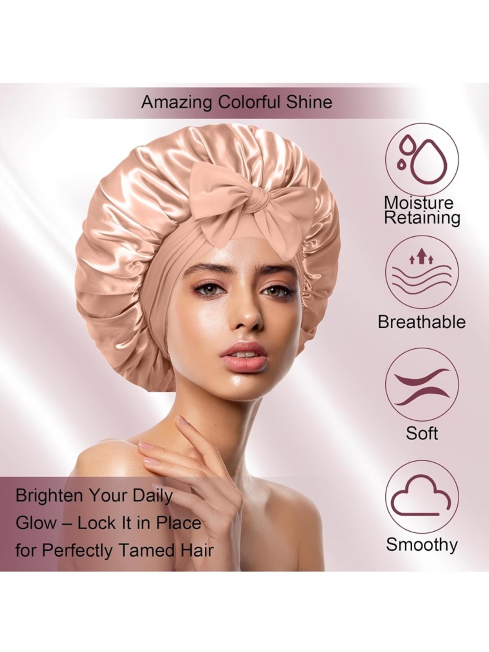 NWT Satin Bonnet - Picture 4 of 7